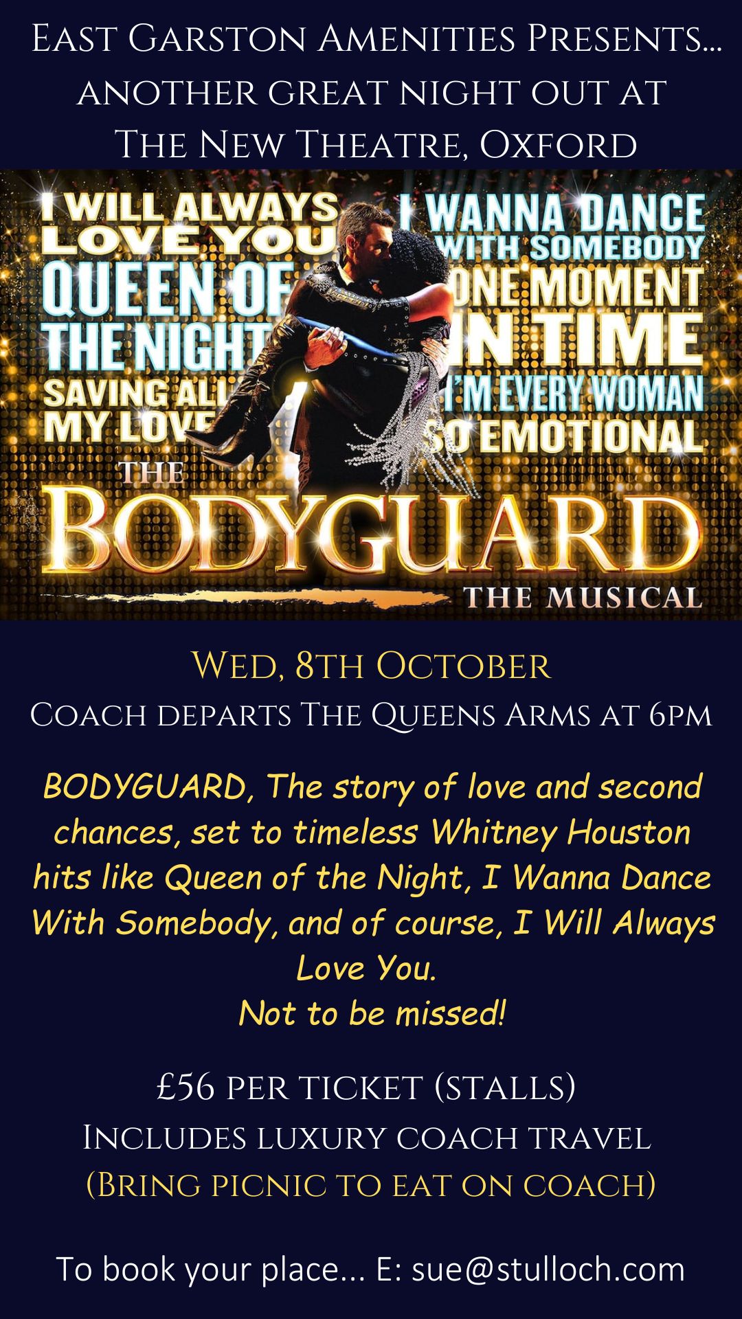 Poster for Bodyguard The Musical